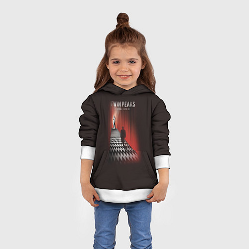 Детская толстовка Twin Peaks: Firewalk with me / 3D-Белый – фото 4