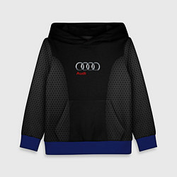 Толстовка-худи детская Audi Carbon, цвет: 3D-синий