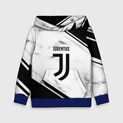 Толстовка-худи детская Juventus, цвет: 3D-синий