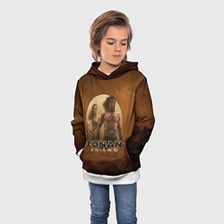 Толстовка-худи детская CONAN: Exiles, цвет: 3D-белый — фото 2