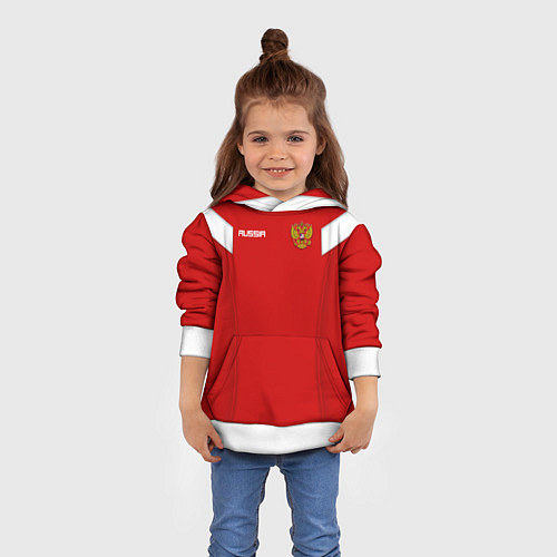 Детская толстовка Сборная России / 3D-Белый – фото 4