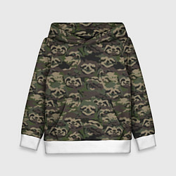 Толстовка-худи детская Лига лени, цвет: 3D-белый