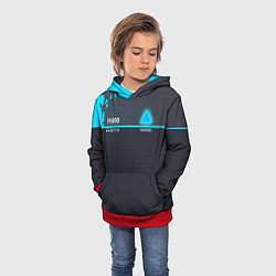 Толстовка-худи детская Detroit: RK800, цвет: 3D-красный — фото 2