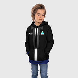 Толстовка-худи детская RK800 Android Black, цвет: 3D-синий — фото 2