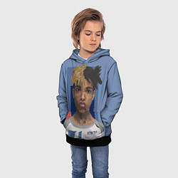 Толстовка-худи детская XXXTentacion Art, цвет: 3D-черный — фото 2