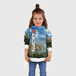 Толстовка-худи детская Far Cry 4: Ice Mountains, цвет: 3D-белый — фото 2