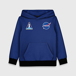 Толстовка-худи детская NASA: Special Form, цвет: 3D-черный