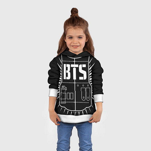 Детская толстовка BTS ARMY / 3D-Белый – фото 4