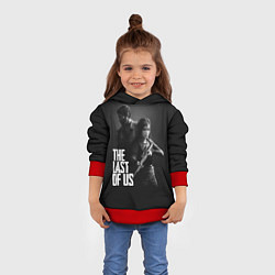 Толстовка-худи детская The Last of Us: Black Style, цвет: 3D-красный — фото 2