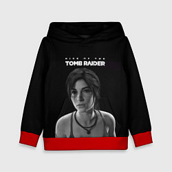 Толстовка-худи детская Rise if The Tomb Raider цвета 3D-красный — фото 1
