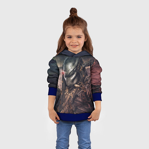 Детская толстовка Merciless Predator / 3D-Синий – фото 4