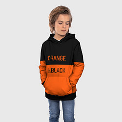 Толстовка-худи детская Orange Is the New Black, цвет: 3D-черный — фото 2