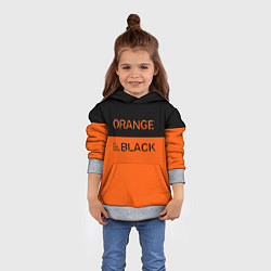 Толстовка-худи детская Orange Is the New Black, цвет: 3D-меланж — фото 2