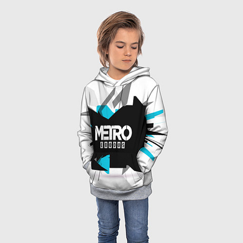 Детская толстовка Metro: Exodus Sky / 3D-Меланж – фото 3