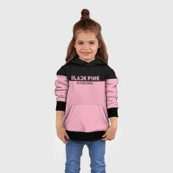 Толстовка-худи детская Black Pink: In Your Area, цвет: 3D-черный — фото 2