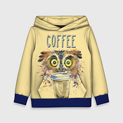 Детская толстовка Owls like coffee