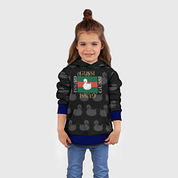 Толстовка-худи детская GUSSI: Little Style, цвет: 3D-синий — фото 2