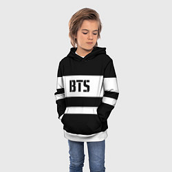 Толстовка-худи детская BTS, цвет: 3D-белый — фото 2