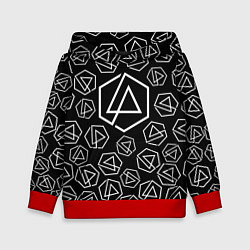 Толстовка-худи детская Linkin Park: Pattern, цвет: 3D-красный