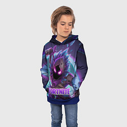 Толстовка-худи детская Fortnite, цвет: 3D-синий — фото 2