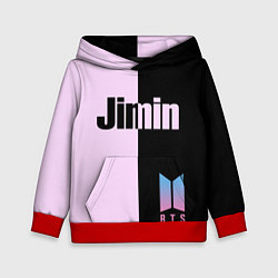 Толстовка-худи детская BTS Jimin, цвет: 3D-красный