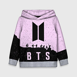 Толстовка-худи детская BTS Boys, цвет: 3D-меланж