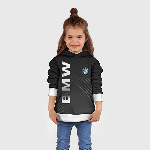 Детская толстовка BMW: Steel Line / 3D-Белый – фото 4