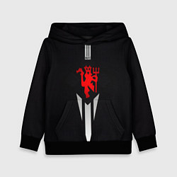 Толстовка-худи детская MUFC, цвет: 3D-черный