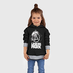Толстовка-худи детская Linkin Park, цвет: 3D-меланж — фото 2