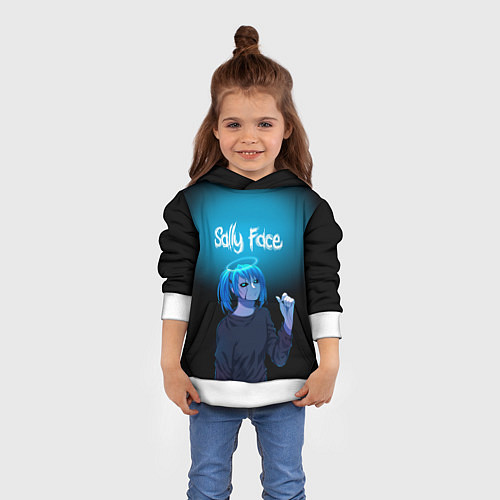Детская толстовка Sally Face / 3D-Белый – фото 4