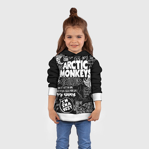 Детская толстовка Arctic Monkeys: I'm in a Vest / 3D-Белый – фото 4