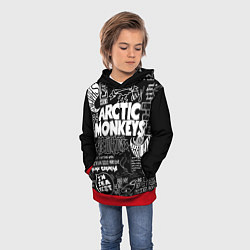 Толстовка-худи детская Arctic Monkeys: I'm in a Vest, цвет: 3D-красный — фото 2