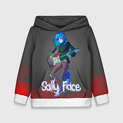 Толстовка-худи детская Sally Face: Rock Star, цвет: 3D-белый