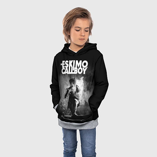 Детская толстовка Eskimo Callboy / 3D-Меланж – фото 3