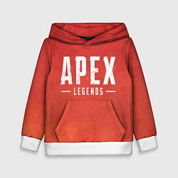 Толстовка-худи детская Apex Legends: Red Logo, цвет: 3D-белый