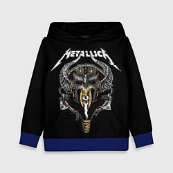 Толстовка-худи детская Metallica: Hard Metal, цвет: 3D-синий