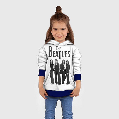 Детская толстовка The Beatles: White Side / 3D-Синий – фото 4