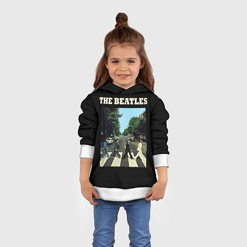 Детская толстовка The Beatles: Abbey Road / 3D-Белый – фото 4