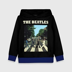 Толстовка-худи детская The Beatles: Abbey Road, цвет: 3D-синий