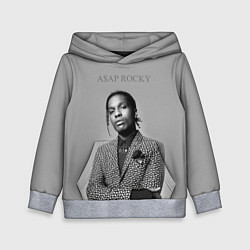 Толстовка-худи детская ASAP Rocky: Grey Fashion, цвет: 3D-меланж