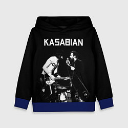 Толстовка-худи детская Kasabian Rock, цвет: 3D-синий