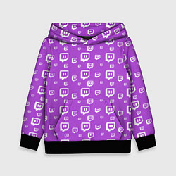 Детская толстовка Twitch: Violet Pattern