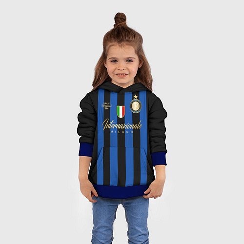 Детская толстовка Internazionale Milano / 3D-Синий – фото 4