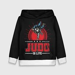 Детская толстовка Judo is life