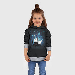 Толстовка-худи детская Hollow Knight, цвет: 3D-меланж — фото 2