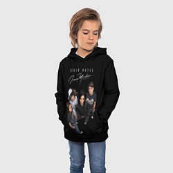 Толстовка-худи детская Tokio Hotel pop-rock band, цвет: 3D-черный — фото 2