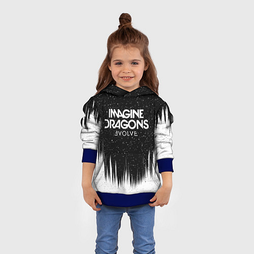Детская толстовка IMAGINE DRAGONS / 3D-Синий – фото 4