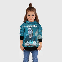 Толстовка-худи детская Король и Шут, цвет: 3D-черный — фото 2