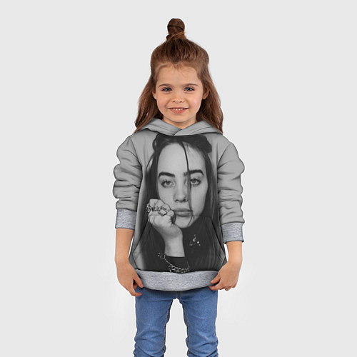 Детская толстовка BILLIE EILISH / 3D-Меланж – фото 4