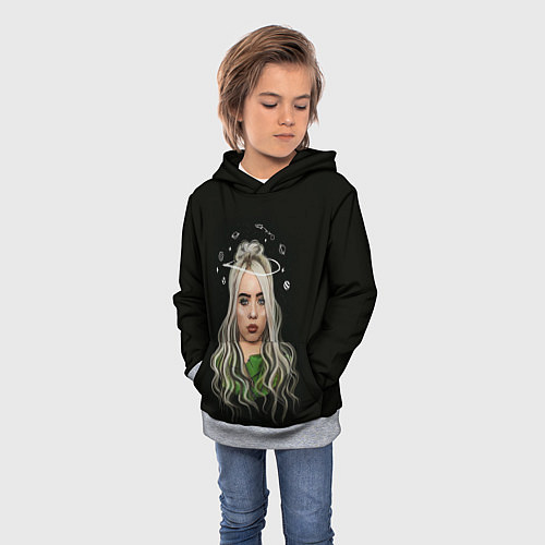 Детская толстовка BILLIE EILISH / 3D-Меланж – фото 3